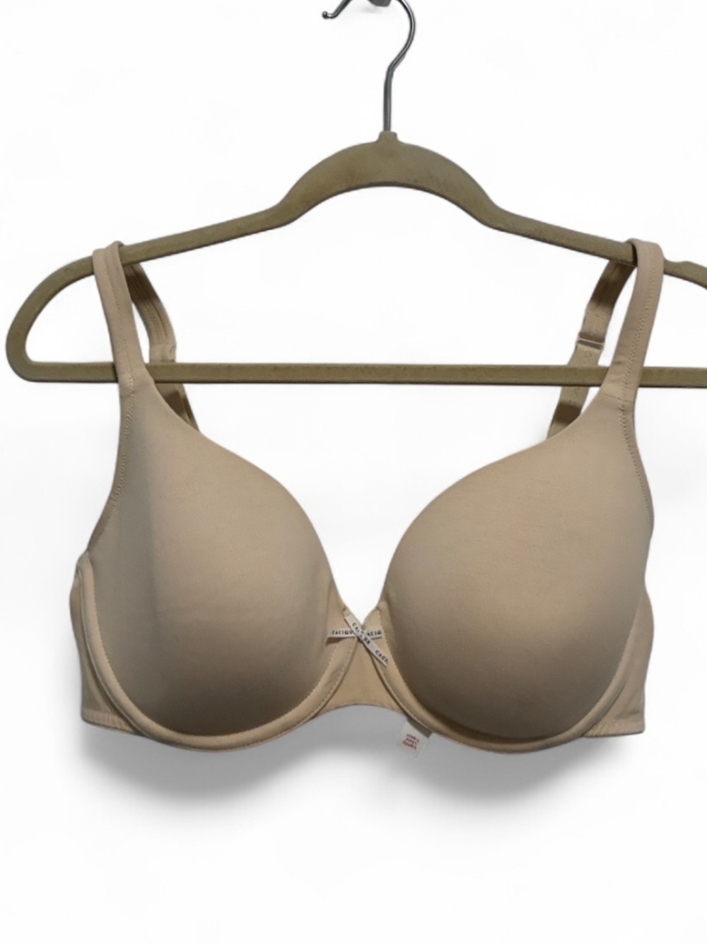 Cacique Lightly Lined Cream T-Shirt Bra